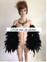 Manches En Plumes De Coq Courtes