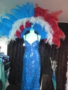 Demie Roue En Autruche Et Floss