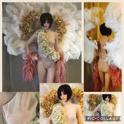 Ensemble Dos Et Body En Autruche