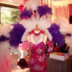 Dos De Plumes Sur Commande Divers Coloris