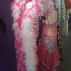 Cascade De Dinde Déchirée Bicolore