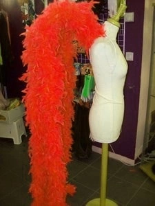 Cascade De Boas En Dinde Déchirés