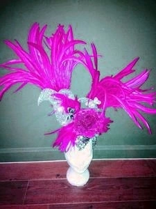 Casque En Plumes De Coq