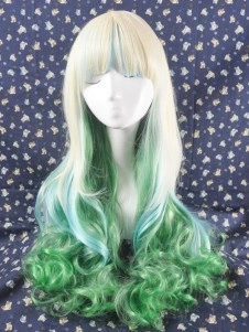 Perruque Multicolore Bouclée