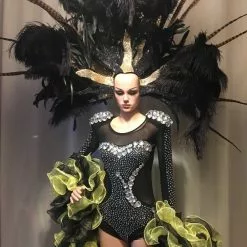 Casque Diamantine Autruche Et Coq