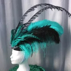 Casque En Autruche, Faisan Et Coq