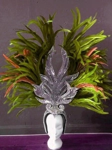 Casque En Plumes De Coq