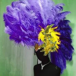 Crête En Plumes D'autruche