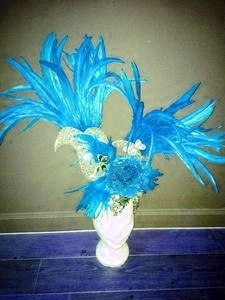 Casque En Plumes De Coq