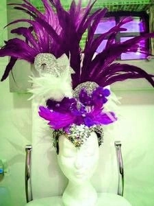 Casque En Plumes De Coq