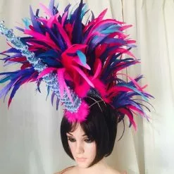 Casque En Plumes De Coq