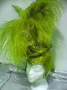 Casque Haut De Forme Et Plumes