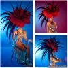 Casque Fleurs Et Plumes XXl -Halloween 800x800 288