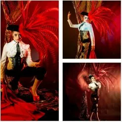 Casque Toréador En Plumes De Faisan