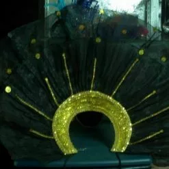 Armature Dos En Tissus Et Paillettes