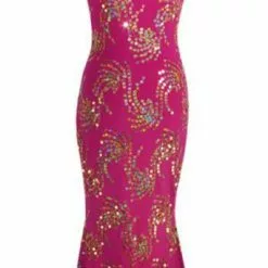 Robe Fourreau à Paillettes