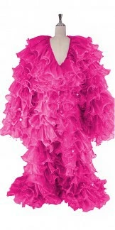 Manteau Long En Organza