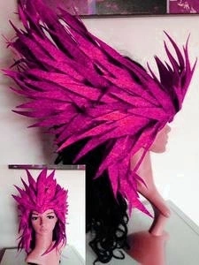 Casque Avec Perruque