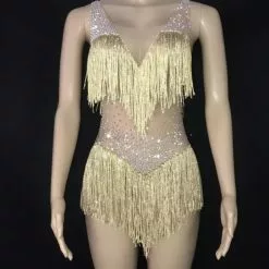 Body Strass Et Franges
