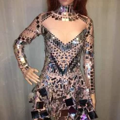 Robe Body Strass Et Facettes