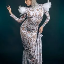 Robe Fourreau Strass