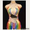 Body Strass Arc En Ciel