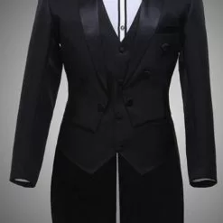 Veste Queue De Pie Noire