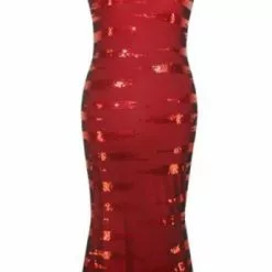 Robe Fourreau à Paillettes