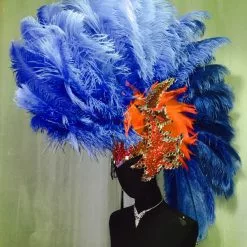 Crête En Plumes D'autruche