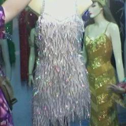 Robe Courte à Paillettes