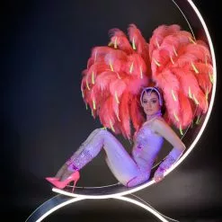 Casque Double Piquets En Autruche