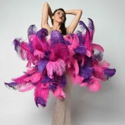 Corset Plumes Flower
