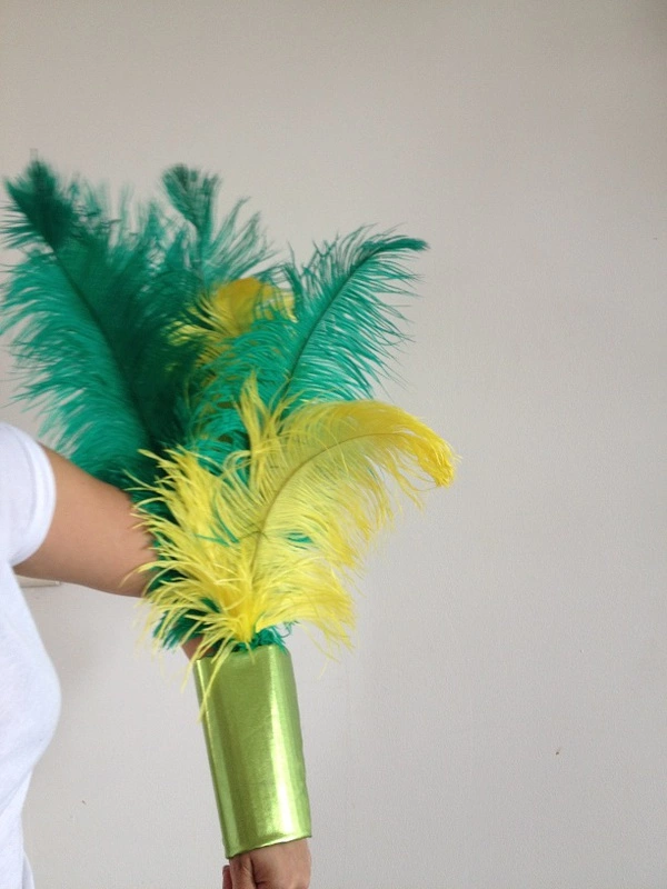 Manchettes Bresilienne En Plumes (la Paire) 3 Manchettes Bresilienne En Plumes (la Paire)